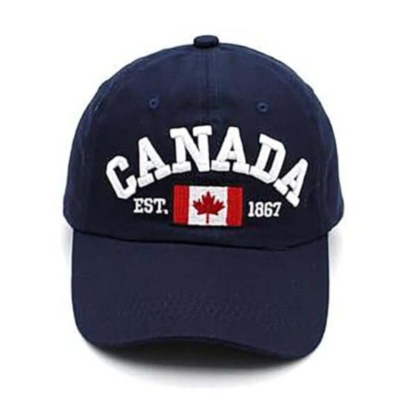 Maple Leaf Baseball Cap Classic Retro Sporty Adjustable Fitted Dad Hat main image 4